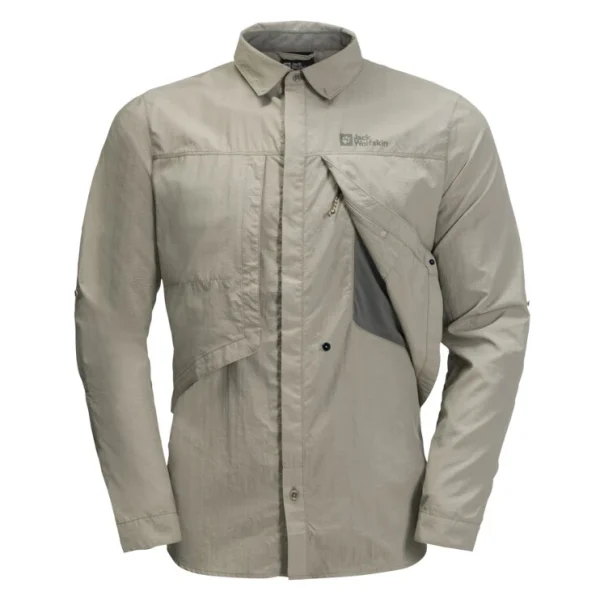 Jack Wolfskin – Diskovera L/S Shirt – Chemise mode 6