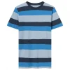 KnowledgeCotton Apparel – Regular Block Striped T-Shirt – T-shirt pas cher marque 13