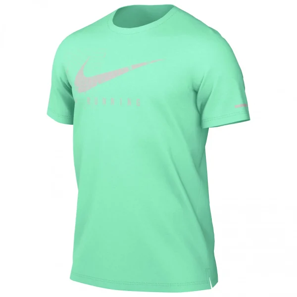 Nike – Dri-Fit UV Miler Run Division S/S Graphic Top – T-shirt De Running Service Clients Dédié 6