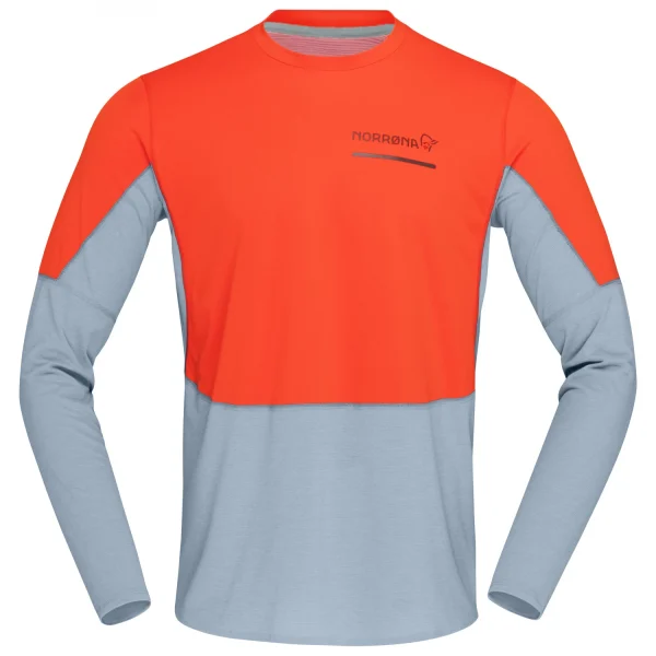 REMISE allant Norrøna – Senja Equaliser Lightweight Long Sleeve – T-shirt De Running 7