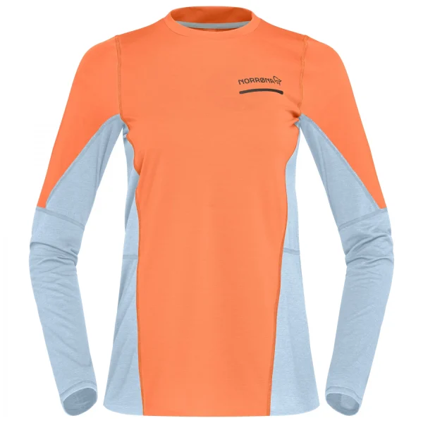 Norrøna – Women’s Senja Equaliser Lightweight Long Sleeve – T-shirt De Running grande marque pas cher 7