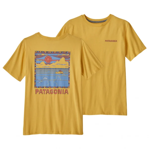 Patagonia – Kid’s Regenerative Cotton Graphic T-Shirt – T-shirt design à la mode 3