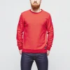 grossiste en ligne 1083 SWEAT 303 BOB LA GENTLE FACTORY Coton Recycle Rouge Homme 23