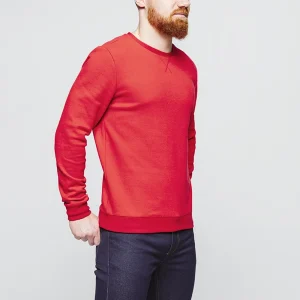 grossiste en ligne 1083 SWEAT 303 BOB LA GENTLE FACTORY Coton Recycle Rouge Homme 10