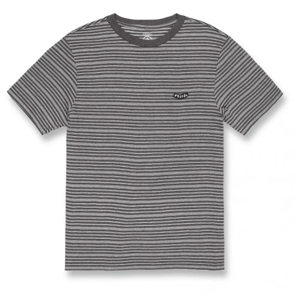 Volcom – Static Stripe Crew S/S – T-shirt soldes officiel 7