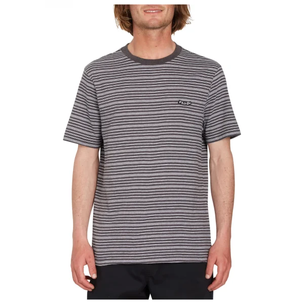 Volcom – Static Stripe Crew S/S – T-shirt soldes officiel 4