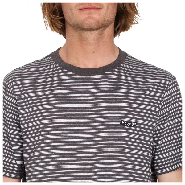 Volcom – Static Stripe Crew S/S – T-shirt soldes officiel 6